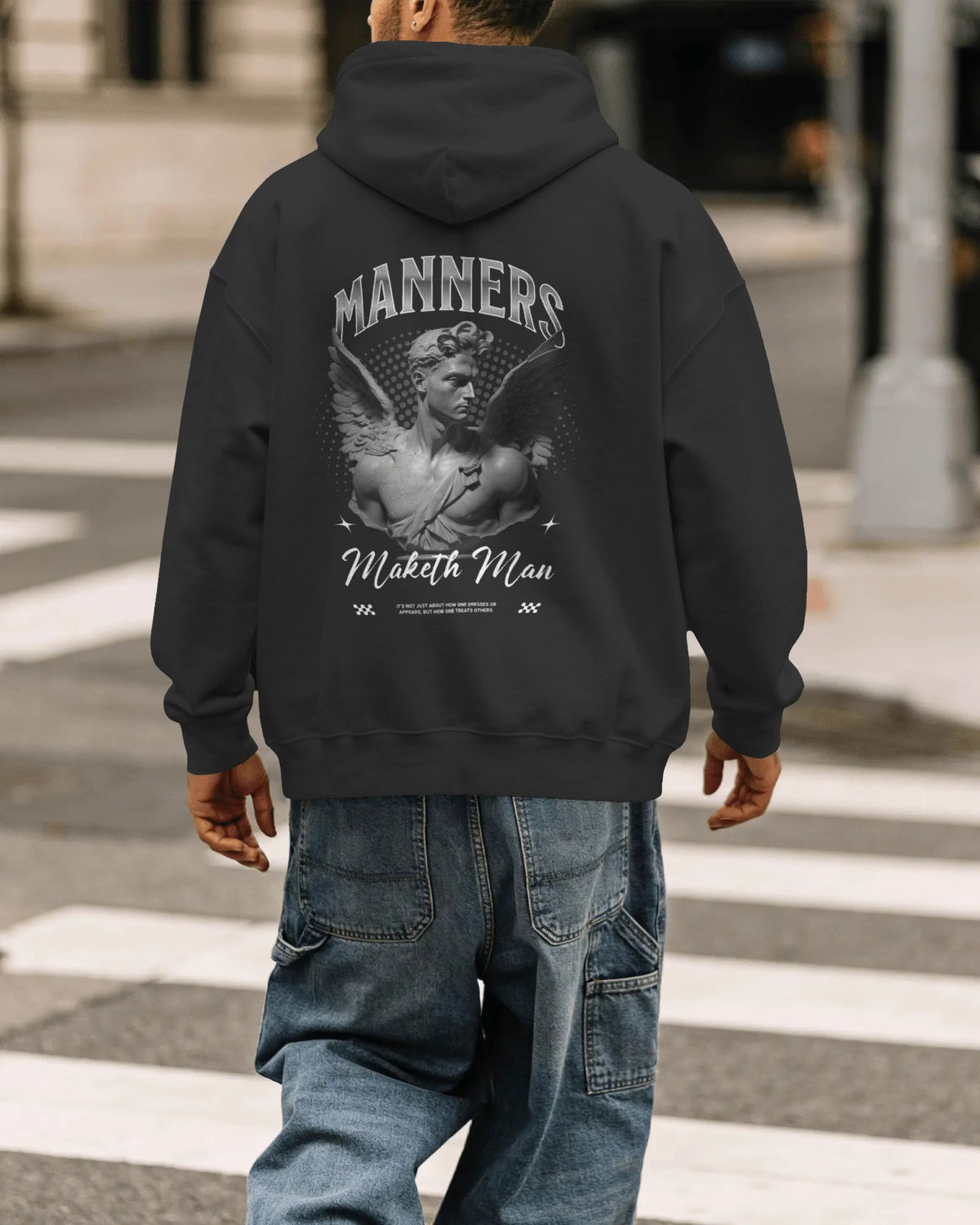Manners Premium Hoodie By V.O.I.D